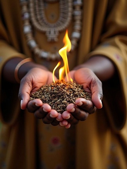 Powerful witchdoctor, traditional healer, mganga, native doctor